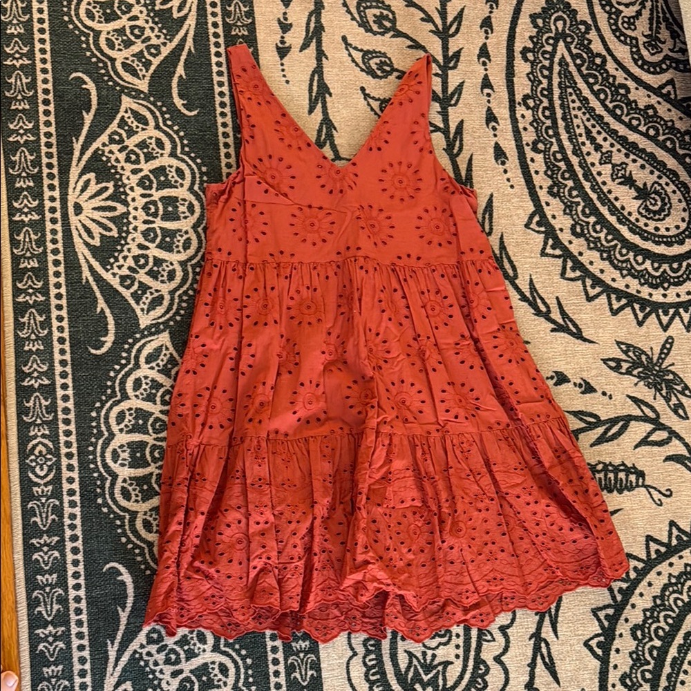 Loft Terracotta Sleeveless Dress - Picture 3 of 4